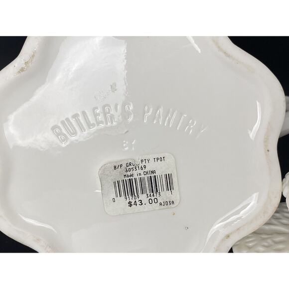 Discontinued Lenox Butler’s Pantry Garden Party Figural TEAPOT w/Lid 6.5”x 7.5” - Picture 12 of 12